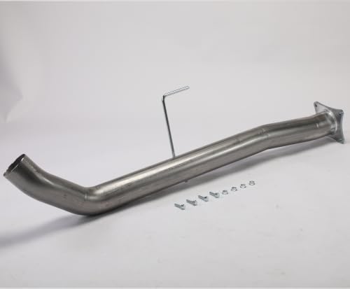 1 Set Stainless Steel Exhaust Pipes for 2013-2018 Ram 3500/4500/5500 6.7L 4" Cummins Diesel - size: for 2013-2018 Ram 3500/4500/5500