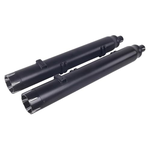 SHARKROAD 4" Slip On Mufflers for 2014-UP Indian Partial Models - color: 4" Black