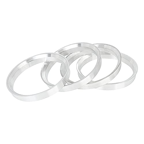 X AUTOHAUX 4pcs 66.1 to 60.1 mm Aluminium Alloy Hub Centric Rings - size: 60.1mm