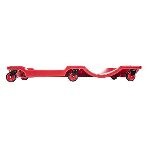 Pro-LifT Mechanic Plastic Creeper 40 Inch Red - color: Red