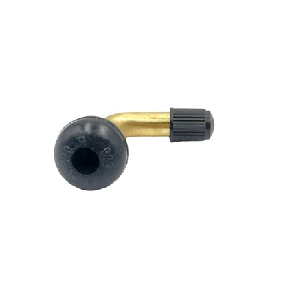 10Pcs Universal PVR70 Tire Valve Stem Bent 90 Degree Angled Tubeless Snap-in Rubber Base Compatible with Most Tubeless Tire Rim Motorcycle Scooter ATV Cars RV Bicycles Trailers - size: PVR70