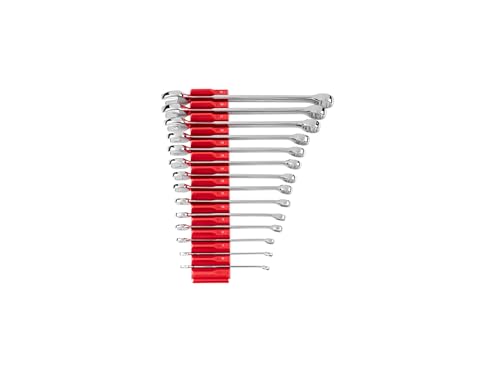 TEKTON Combination Wrench Set, 14-Piece | WCB95201 - size: 14-Piece (6-19 mm), style: Modular Wrench Organizer