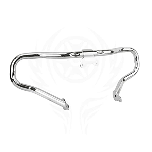 Chopped Engine Guard Crash Bar for Harley Touring (Chrome Finished) - color: Chrome Finished