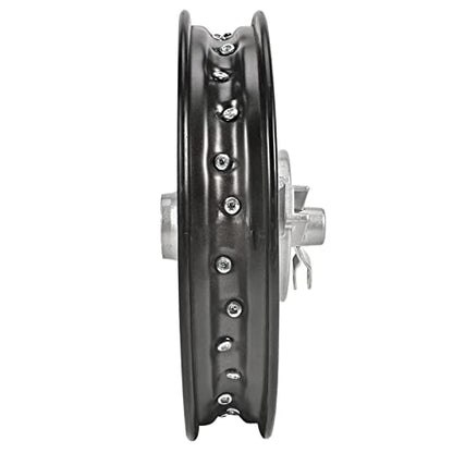 Trkimal Front Wheel Rim Hub for Motocross Off Road Dirt Pit Bike (2.5-10 Front Wheel Rim) - size: 2.5-10 Front Wheel Rim
