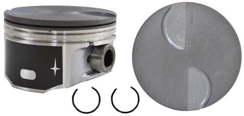 LowPricedAutoParts Set of 8 Flat Top Pistons for 10-16 GM/Chevrolet 4.8L/293 5.3L/325 | Standard Size | 96.00mm Bore Diameter