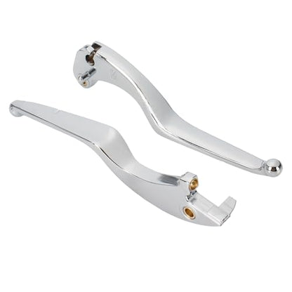 Brake Clutch Lever Set Compatible with Indian Scout - color: Silver（Style 2）