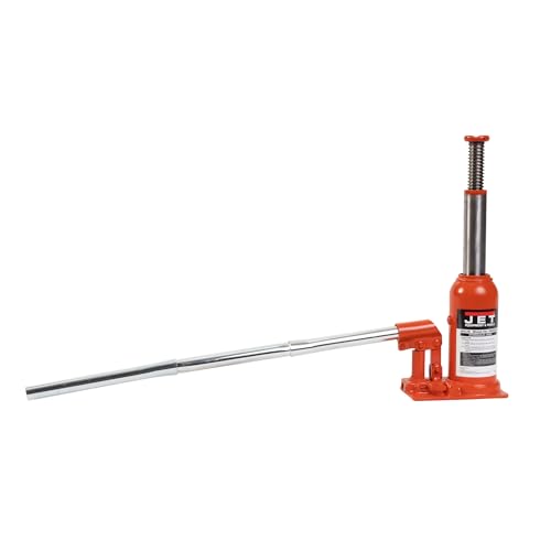 Jet 8-Ton Hydraulic Bottle Jack w/Handle (JHJ-8) - size: 8 Ton