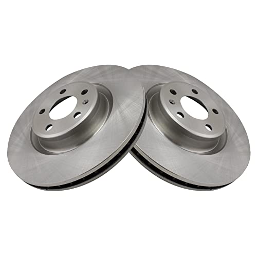 TRQ Front Ceramic Brake Pad and Rotor Set - style: BKA14582