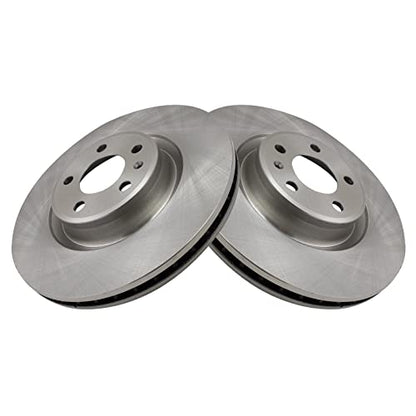 TRQ Front Ceramic Brake Pad and Rotor Set - style: BKA14582