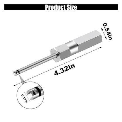 GLSOWEE Valve Core Removal Tool, No Scratch Valve Stem Removal Tool Tire Valve Stem Puller Tool, Car Tire Repair Install Tool for Schrader Valve Cores (2PCS) - size: 2PCS