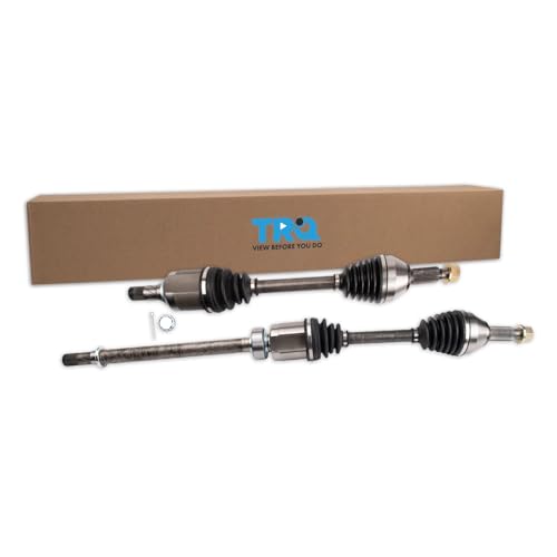 TRQ Front 2 Piece CV Axle Shaft Assembly Set - style: CSA32598