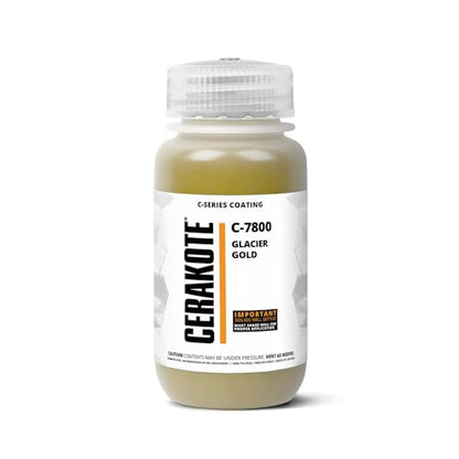 CERAKOTE C-Series Glacier Gold High-Temp Coating, 16 oz, C-7800P - color: C-7800 GLACIER GOLD, size: PINT (16OZ)