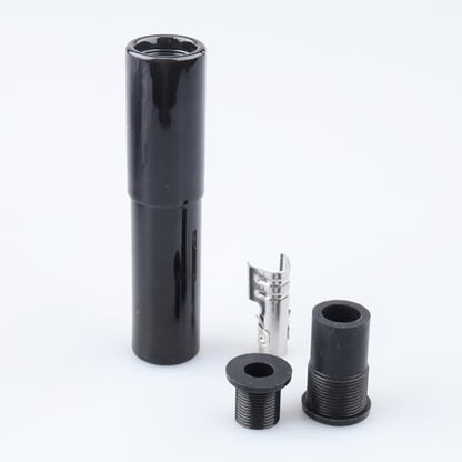 AC PERFORMANCE Straight Ceramic Spark Plug Boot Kit Black - color: Black, size: Straight - 1PC