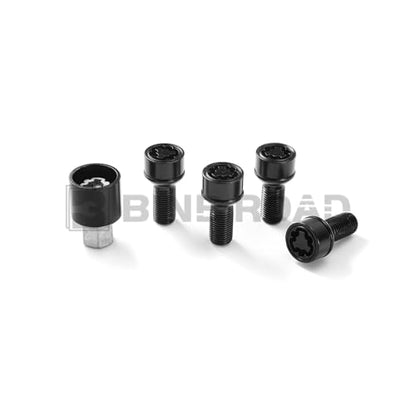 Lockable Wheel Bolt Rim Locks Compatible with Mercedes-Benz C300 E400 CLA250 CLS400 GLA250 SL450 SLC300 (Replaces 0019901607 A0019901607) - color: Short Screw