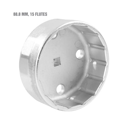 OEMTOOLS 25454 Hyundai/Kia 88.8 mm Oil Filter Cap Wrench, Oil Filter Puller, Hyundai Oil Filter Wrench, Removal of Kia Oil Filter - size: 88.8 mm/15 Flutes