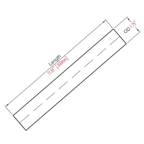 1.75 Inch 45mm OD Aluminum Intercooler Pipe Piping Air Intake Tube Straight 11.8" 300mm Long, Brushed Finish, Pack of 2 - color: Straight - 2PC, size: OD: 1.75" (45mm)