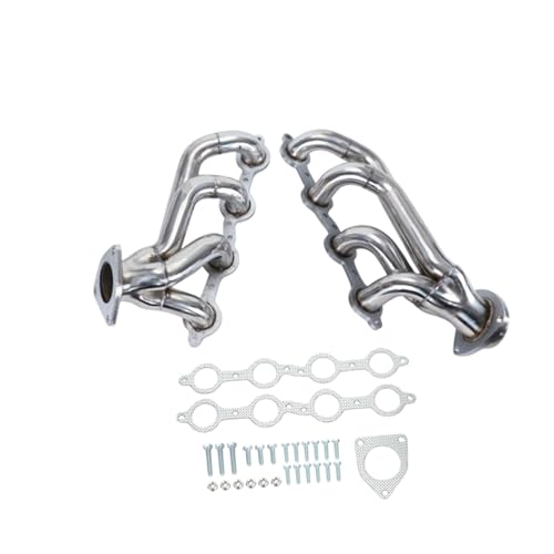 Exhaust Headers For Chevy Silverado 1500 4.8L/5.3L/6.0L/6.2L 2002-2013 For Chevy Silverado 2500HD 3500HD 6.0L 2007-2016 For Chevy Silverado 2500HD Classic 6.0L 2007