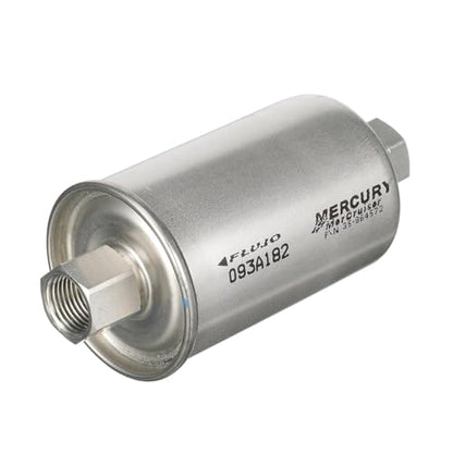 Quicksilver 864572 Replacement Inline Fuel Filter for MerCruiser Sterndrive and Inboard Gasoline Engines