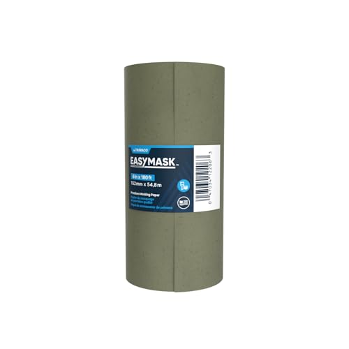 6-inch x 60-yard Green Premium Masking Paper - size: 6-inch x 60-yard