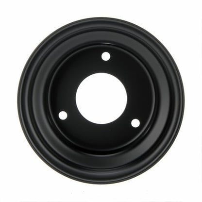 7" Wheel, 7 inch Wheel with 3 lugs Fits for 110-125cc ATV, Go Kart, 3 Bolts Go Kart Rim for Quad 16x8-7 Tires (Black) - color: Black