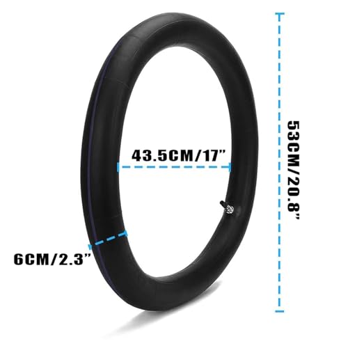2.50/2.75-17” 2.25/2.5-17" Motorcycle Front Inner Tubes 1PC - size: 27.5" x 2.5"-2.8"
