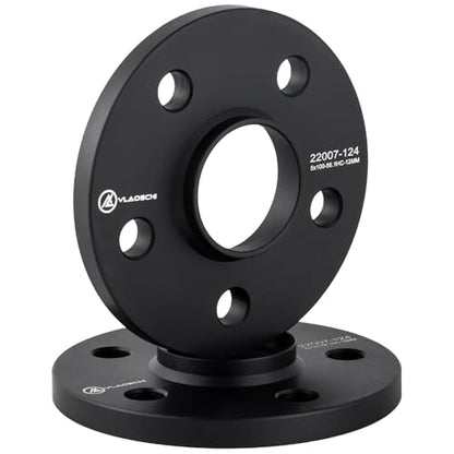 Black 5x100 Hubcentric Wheel Spacers 1/2 Inch (12mm) 56.1mm Hub Bore Compatible with Subaru 5 Lug for 1995-2022 Impreza | 2005-2014 Outback | 2013-2022 BRZ | 1998-2022 Forester - Pack of 2 - size: 12mm-Pack of 2