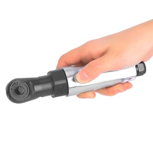 Walfront Impact Wrench, Air Impact Driver Pneumatic Ratchet Wrench Straight Shank Mini Air Ratchets 1/4in Threaded Connector(1/4“)
