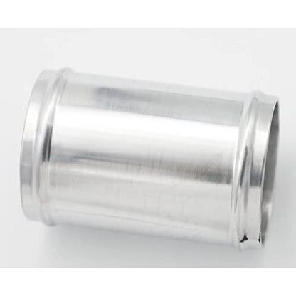 57mm(2.25") OD, Length 3" (76mm), Straight 2.25 Inch 6061 Aluminum Hose Joiner Tube Intercooler Pipe Connect High Class Glossy Polished Treatment Air Intake Tube with Bead Roll, 2 PCS - size: OD 2.25" (57mm)- 2 PCS