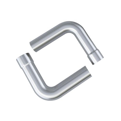 A-KARCK Stainless Steel Mandrel Bends 8 Pcs, 2.5 Inches 304 Stainless Steel DIY Custom Exhaust Tubing Pipe Straight & U-Bend Kit, Universal Fit - size: 2.5inch Mixed 8PCS, style: Stainless Steel