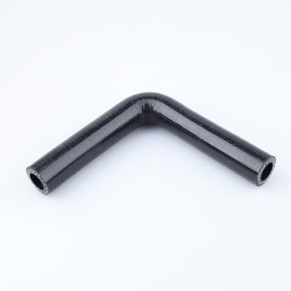 AC PERFORMANCE ID 1/2" 90° Degree Elbow Silicone Hose Coupler Black - color: Black, size: ID 1/2" (13mm)