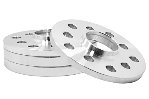Full Staggered Kit 12mm & 15mm Hub Centric 66.56 H.B 5x112 Wheel Spacers W/Chrome 14x1.5 Ball Seat Extended Lug Bolts | Fits 2009+ New Model Audis W/Factory Wheels
