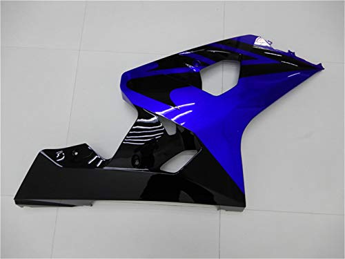 YTL Blue Black Full Fairing Fit for Suzuki 2004-2005 GSXR 600/750 - color: 005 Blue Black
