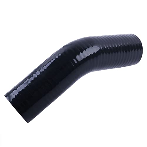 45 Degree ID 1"(25mm) Elbow Silicone Hose Intake Intercooler Coupler 1 inch Pipe,Length 102mm One Leg,4-Ply Thickness 5.4 mm - size: 45ID25(1")