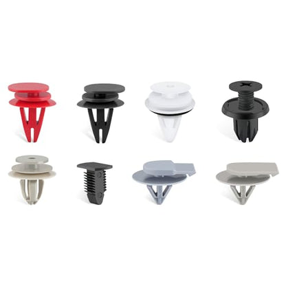 GOOACC 130PCS Body Interior and Exterior Retainer Fastener Clip Rocker Moulding Clip W/Sealer for Mini Cooper 51-71-7-127-742 07-13-1-480-419 BMW Lawson Clip Lizard - color: 130 Clips
