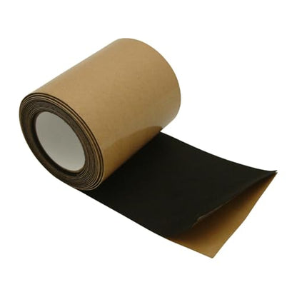 FindTape Polyester 1mm Felt Tape – 6 in. x 15 ft. Felt Strips with Adhesive Backing and Furniture Strips, Great for Arts and Crafts, Classrooms, and Protecting Furniture (Black) - size: 6 in x 15 ft
