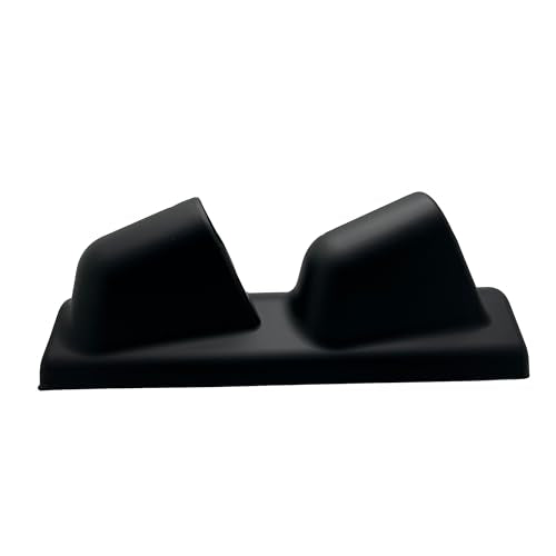 Universal Black 2" 52mm Double 2 Hole Pillar Gauge Pod Holder - size: Double