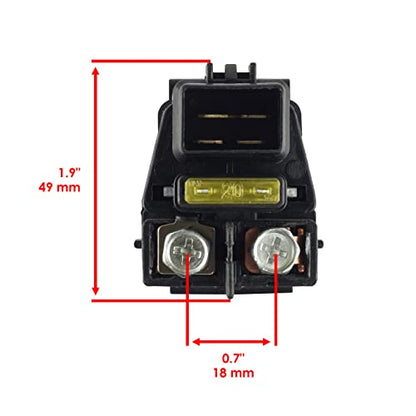 Caltric Wiring Harness Switch Key Coil Starter Relay Compatible with Suzuki QuadSport LT-Z400 2004