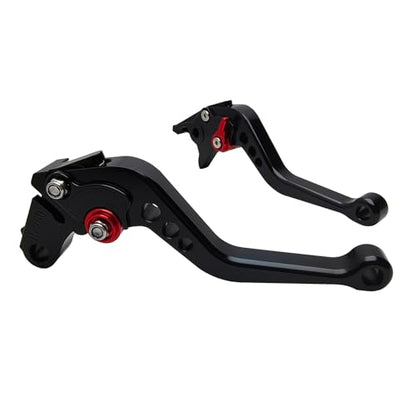 Adjustable Short Levers Replacement for Ducati Monster Scrambler - color: Black