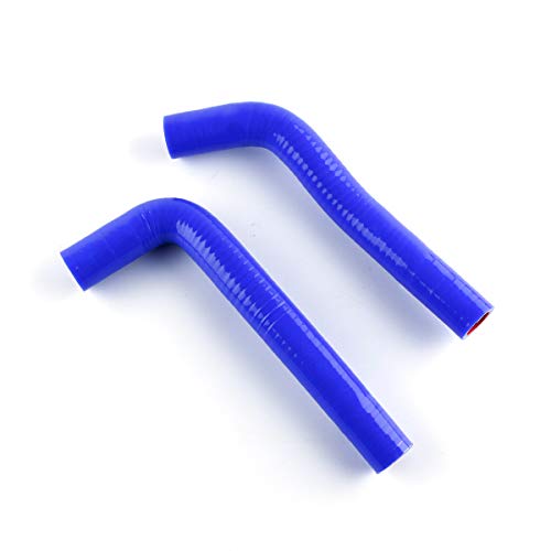 3 Layer ATV Silicone Coolant Radiator Hose Kit Fits for 2004-2008 Yamaha YFZ 450 YFZ450 Radiator Hose - color: Blue