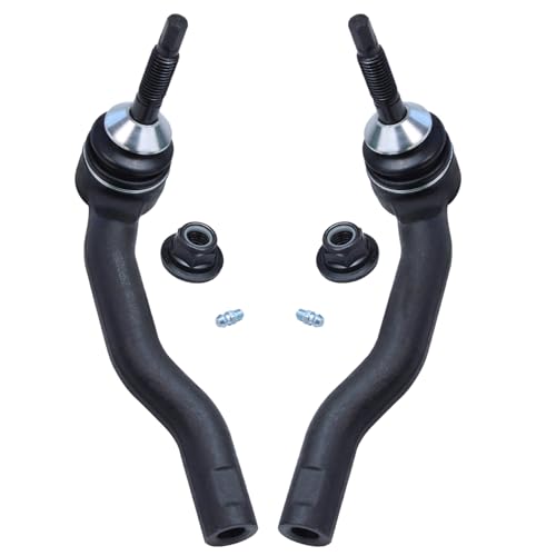 Detroit Axle - Front Inner & Outer Tie Rod Ends Replacement for 2016 2017 - size: 4S50283/group