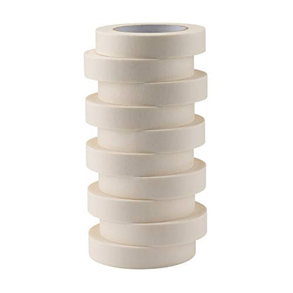 Lichamp Masking Tape 1 inch, 30 Pack General Purpose Masking Tape Bulk Multipack for Basic Use, 1 inch x 55 Yards x 10 Rolls (550 Total Yards) - size: 0.94 inch (Pack of 3)