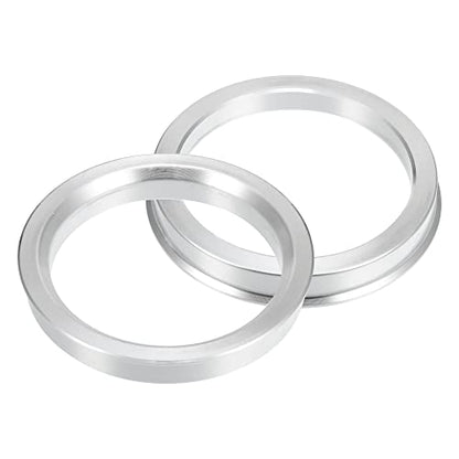 X AUTOHAUX 4pcs Aluminium Alloy Hub Centric Rings Wheel Bore Center Spacer - size: 57.1mm