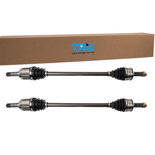 TRQ Front 2 Piece CV Axle Shaft Assembly Set - style: CSA32952