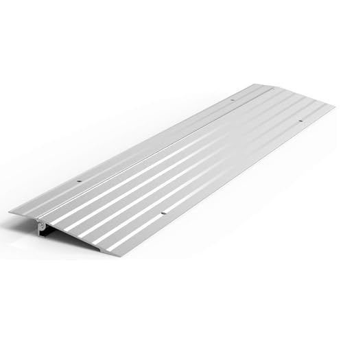 EZ-ACCESS Transitions Modular Entry Ramp, Self Supporting, Aluminum, 1 in - size: 1 Inch