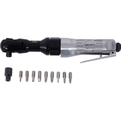 71-Piece Air Tool and Accessories Kit, 1/2" Impact Wrench, 3/8" Air Ratchet, Die Grinder, Air Hammer, Hose Fittings & Storage Case