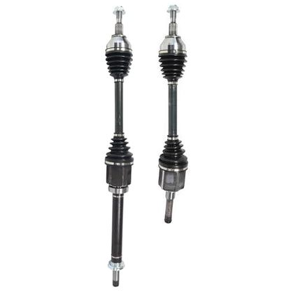 2PCS CV Axle Shaft Assembly Compatible with Ford Edge 2015 2016 2017 2018 Ford Edge 2.0L L4 FWD Front Right Passenger Side CV Joint Shaft NCV11126 NCV11118 - size: B2CVC93-N