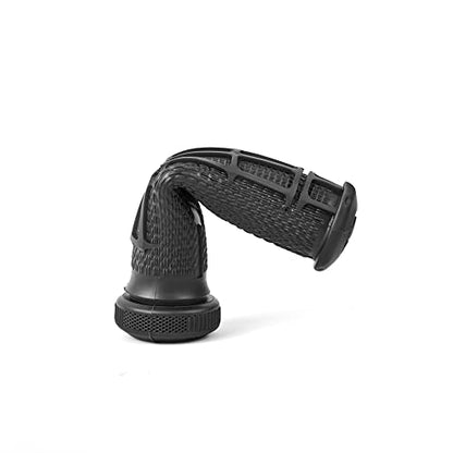 PUCKY New 7/8'' 22mm Thumb Throttle Cable Accelerator Handle Assembly for 50cc 70cc 90cc 110cc 125cc 250cc ATV Quad Go Kart TaoTao Pit Bike (Black) - color: black out