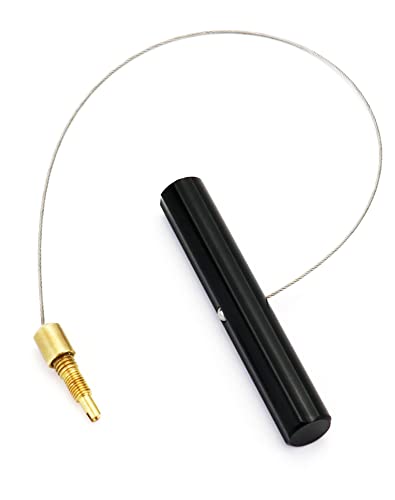 QWORK Valve Stem Puller, Tire Valve Stem Fishing Tool Puller Valve Levers Maintenance Tire Tool for Installing Inner Tubes & Rim Locks on Motorcycles Dirt Bikes