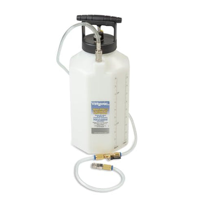 Mityvac MV6412A ATF Pneumatic Sealed Automatic Transmission Refill System, Integrated Manual Pump, 2.5 Gallon (10Liter), Flow Control Valve, Quick-Change Connection, Integrated Pressure Relief Valve - style: MV6412A