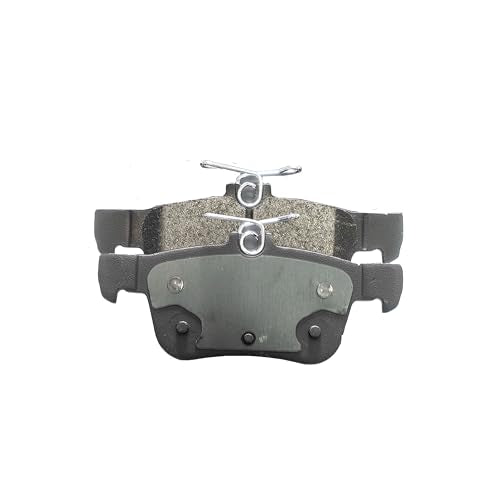 Premium Ceramic Disc Brake Pad Set - Compatible With Lincoln Mkz Mkx Mkc Nautilus Ford Edge Fusion Escape;ERAR - style: D1665